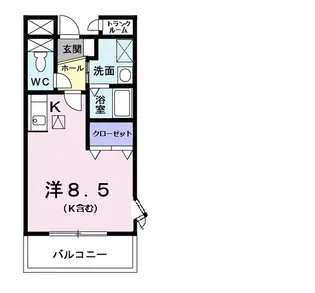 エレガンテ アピターレ【1階】の間取り