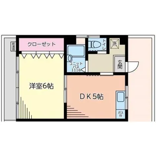 ハイツ徳司【3階】の間取り