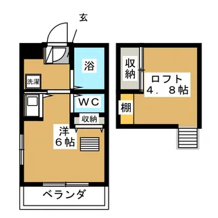 八景舎 高円寺南【1階】の間取り