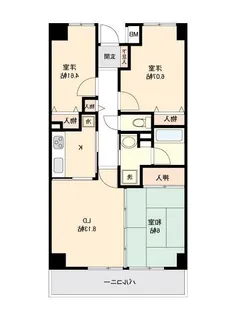 アーバンパーク市ヶ尾【6階】の間取り