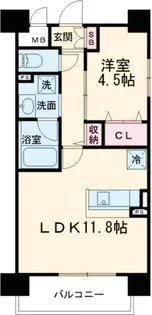 Eastern Wells(イースタン ウェルス)【5階】の間取り