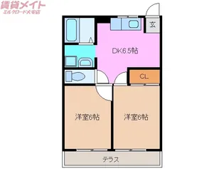 はやしはうす A棟【1階】の間取り