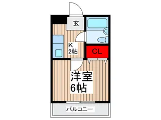 寿コーポ【1階】の間取り