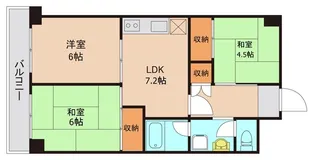 アミカル高橋【5階】の間取り