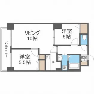 ティアラ福住第I【3階】の間取り