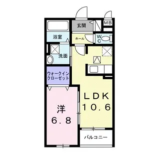 滋賀県大津市稲津1【アパート】の間取り