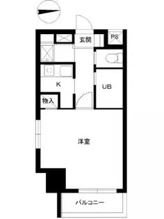 東京都港区高輪3【マンション】の間取り