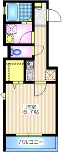 サニールチル杉田【2階】の間取り