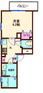 フォルム横浜白楽【3階】の間取り