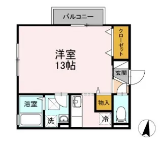 リビングタウン豊成 B棟【2階】の間取り