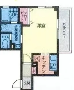 ラ・ベール根岸【3階】の間取り