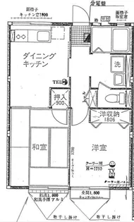 シティハイム高倉【1階】の間取り