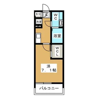 レジディア文京本駒込【2階】の間取り