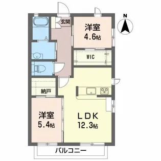 プレシャス コート【2階】の間取り