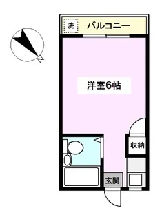 サイレンスコーポ【3階】の間取り