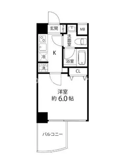 マーレ横浜白金【5階】の間取り