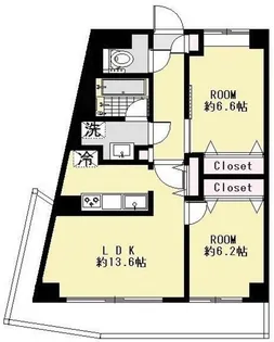 DeLCCS練馬春日町【2階】の間取り
