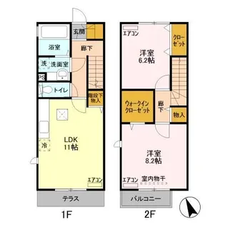 ルラーシュ IIの間取り