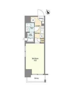 V-music蒲田【3階】の間取り