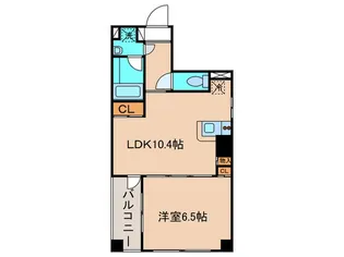 コンフォリア浅草駒形【9階】の間取り