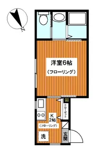 ダズル西谷【1階】の間取り