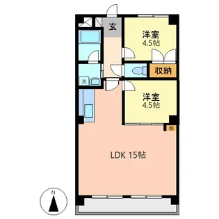 ホワイトセンチュリー三田【3階】の間取り