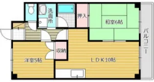 メゾンドゥフルール【3階】の間取り