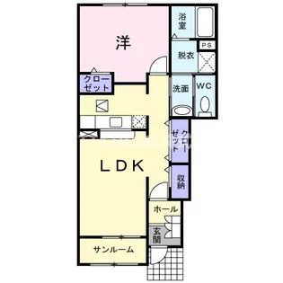 グラン・ソーレ I【2階】の間取り