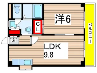 ファーレ秋元【3階】の間取り