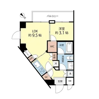 シュロス田園調布南【3階】の間取り