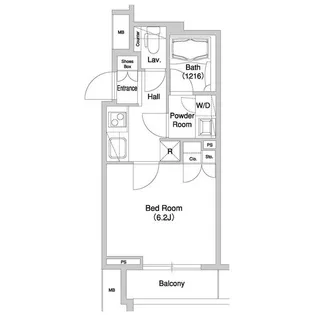 グラマシー横濱関内【2階】の間取り