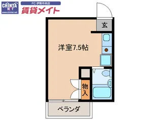 一之木ハイツI【4階】の間取り