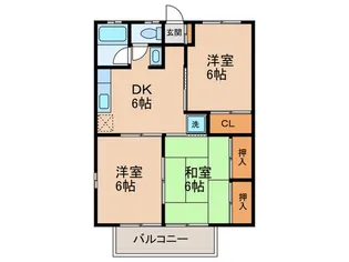 サンシャインコーポ【2階】の間取り