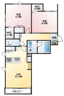 Nシャルマン【3階】の間取り