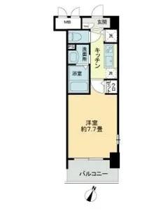 フェリース横濱【7階】の間取り