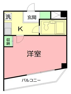 ビューハイツ湘南【3階】の間取り