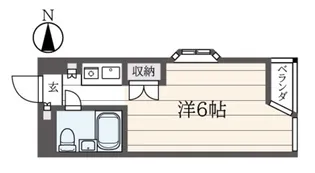 サンピア平塚【6階】の間取り