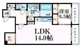 五条高倉Vivre2【11階】の間取り