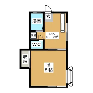 R.NAGASHIMA III【2階】の間取り