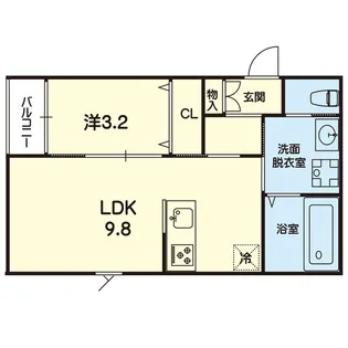 ステラ大津駅前【2階】の間取り