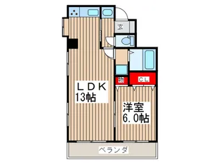 松濤マンション【2階】の間取り