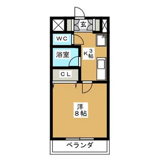 ビバ・ルネサンス【5階】の間取り