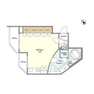 KDXレジデンス学芸大学【3階】の間取り