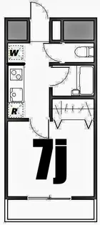 ラフィーヌ伊勢佐木町【4階】の間取り