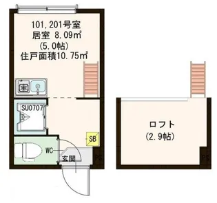 アクア【1階】の間取り