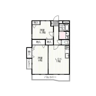 ヴィブレ クレールII【3階】の間取り