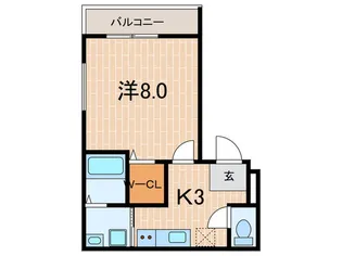 フジパレス宝塚小林II番館【2階】の間取り