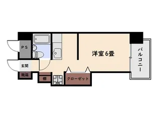 ファッションハイツ城山203号【2階】の間取り