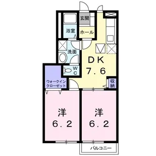 シャトル【1階】の間取り