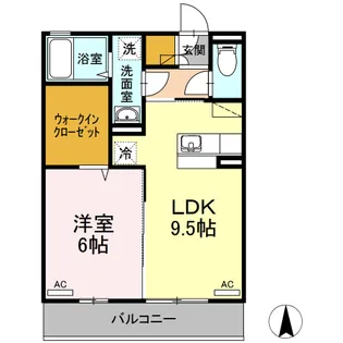 エレガント・コート【3階】の間取り